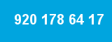 920 178 64 17